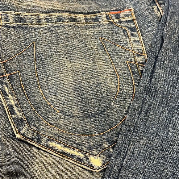 True religion men’s sz 34 washed ripped jeans - Picture 5 of 5